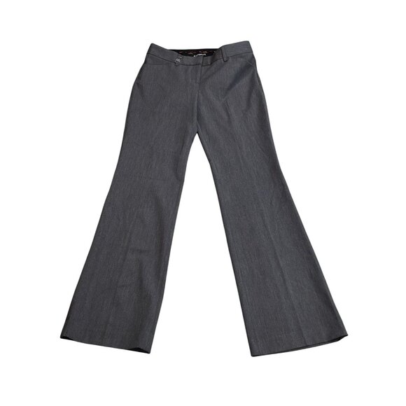 Express Womens Gray Editor Wide Leg Trousers Size 0R - Picture 1 of 9